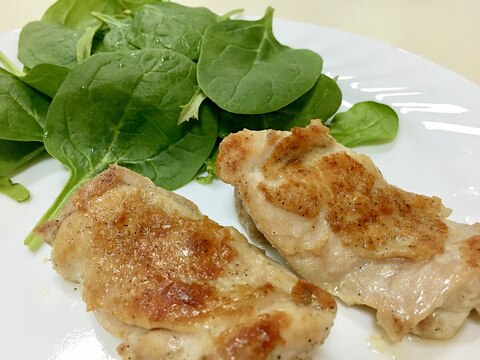 鳥もも肉のシンプル焼き